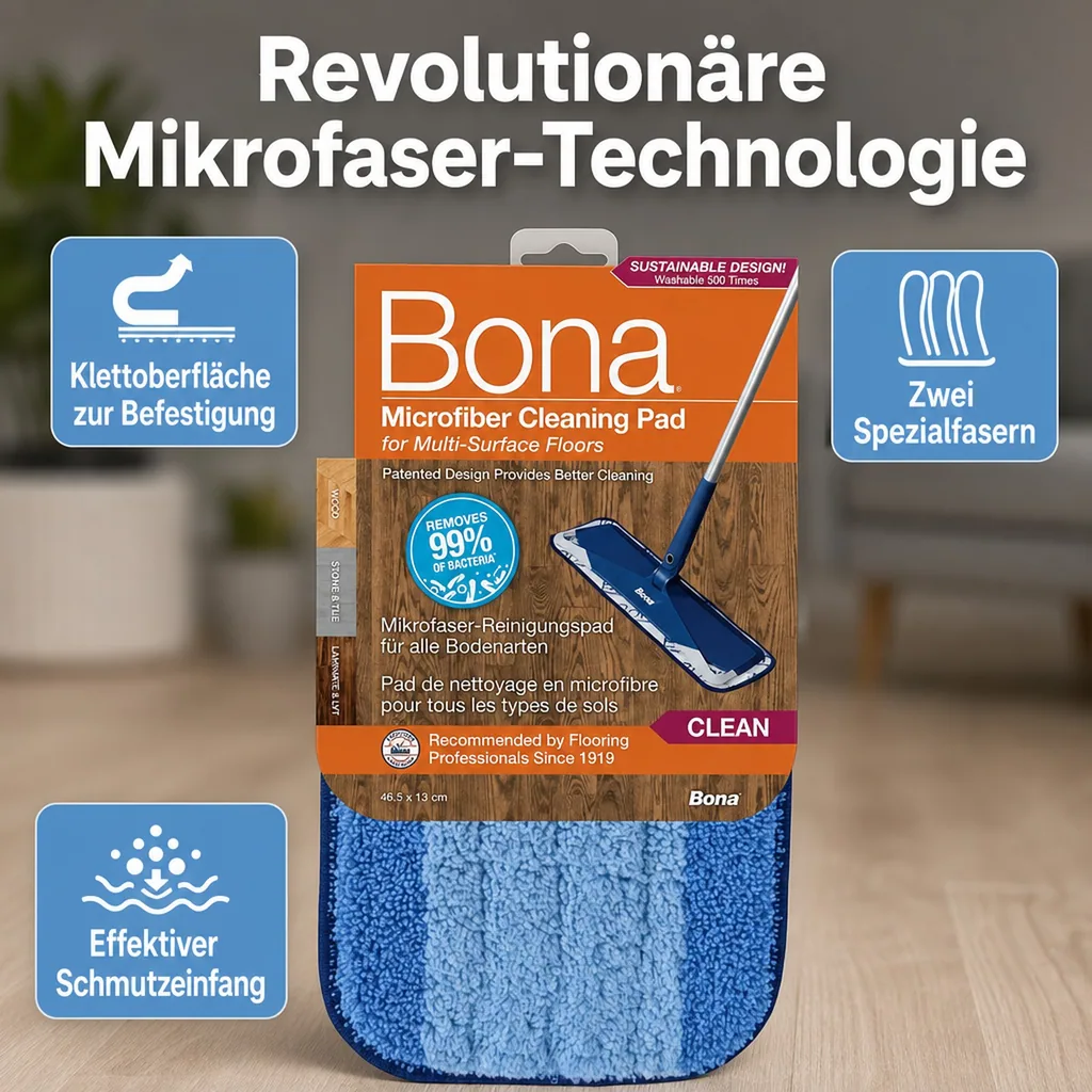 BONA Mikrofaser Reinigungspad Cleaning Pad