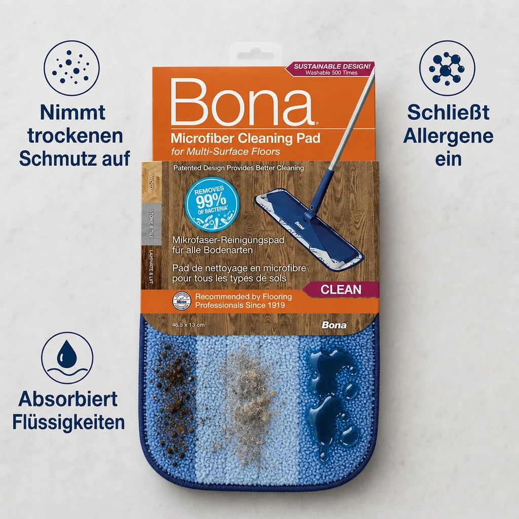 BONA Mikrofaser Reinigungspad Cleaning Pad