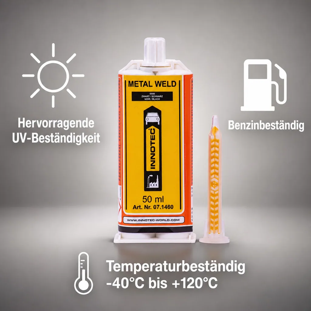 INNOTEC Metal Weld 50 ml 2K Metallkleber weiß