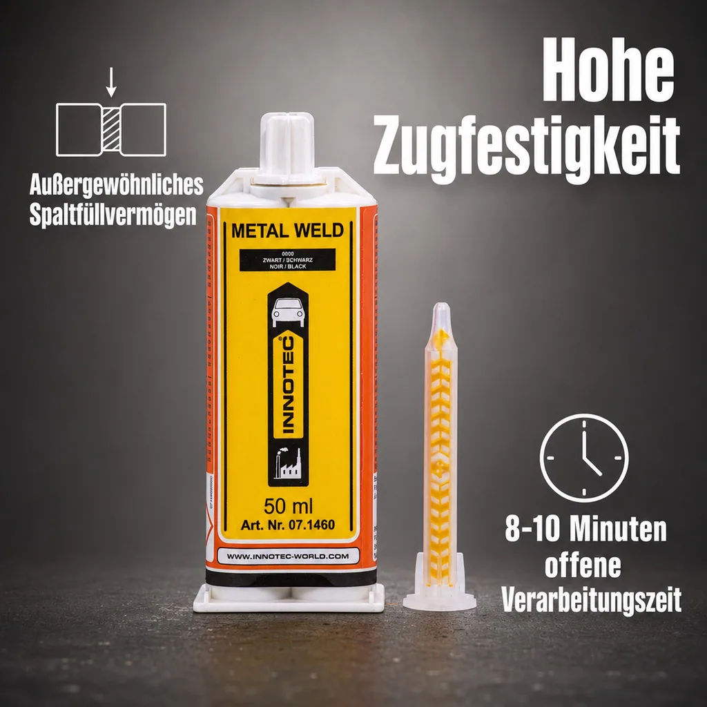 INNOTEC Metal Weld 50 ml 2K Metallkleber weiß