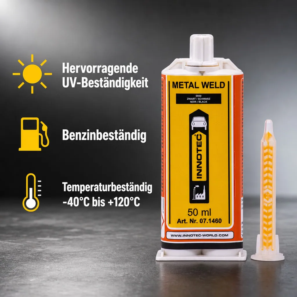 INNOTEC Metal Weld 50 ml 2K Metallkleber weiß