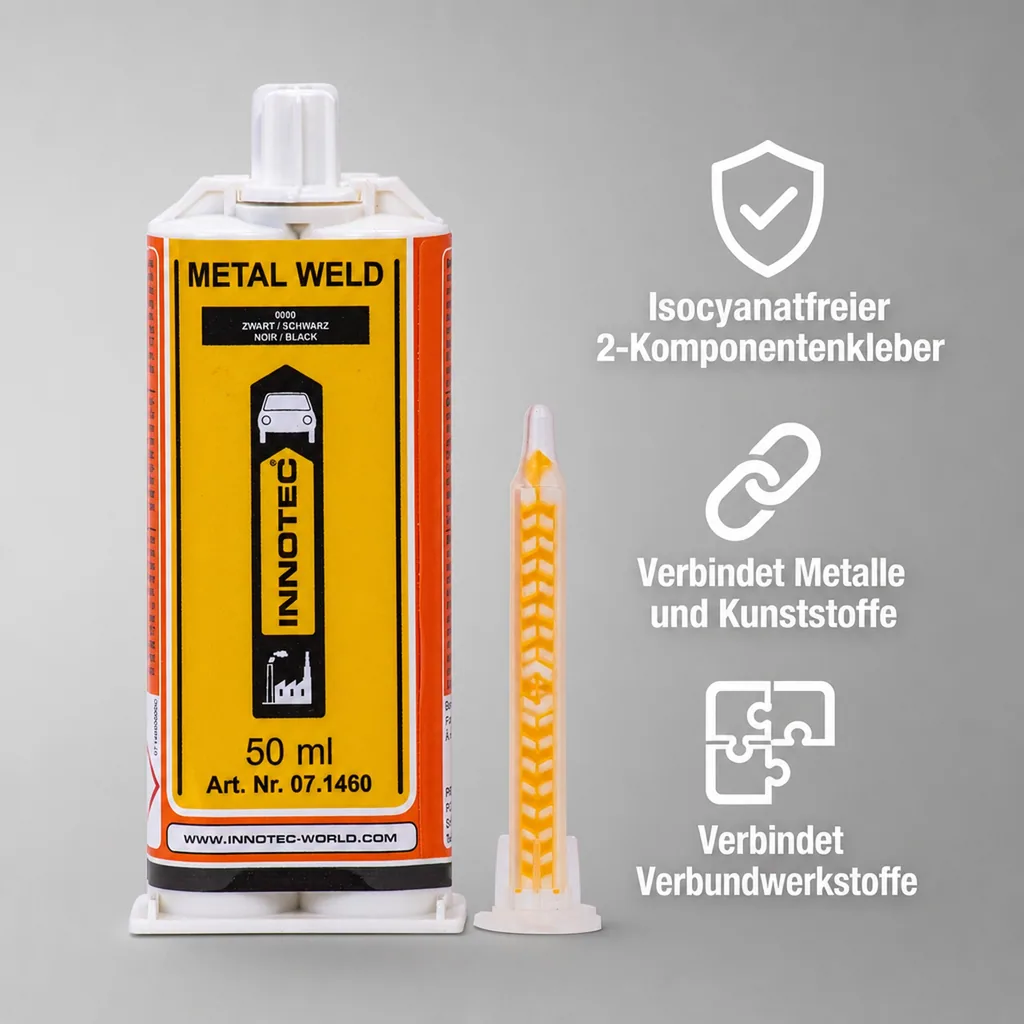 INNOTEC Metal Weld 50 ml 2K Metallkleber weiß