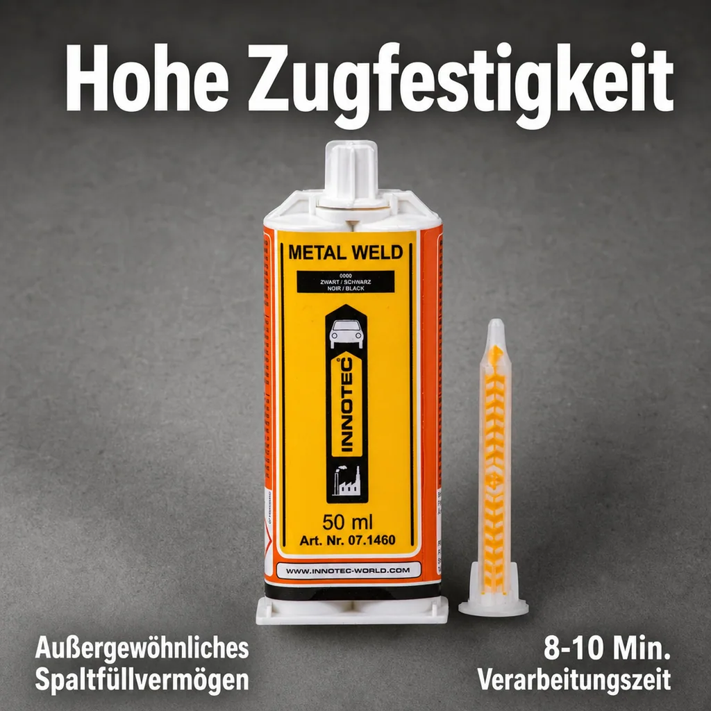 INNOTEC Metal Weld 50 ml 2K Metallkleber weiß