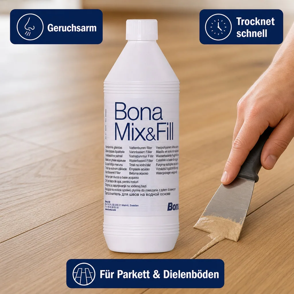 BONA Mix & Fill 1 Liter wasserbasierter Fugenkitt