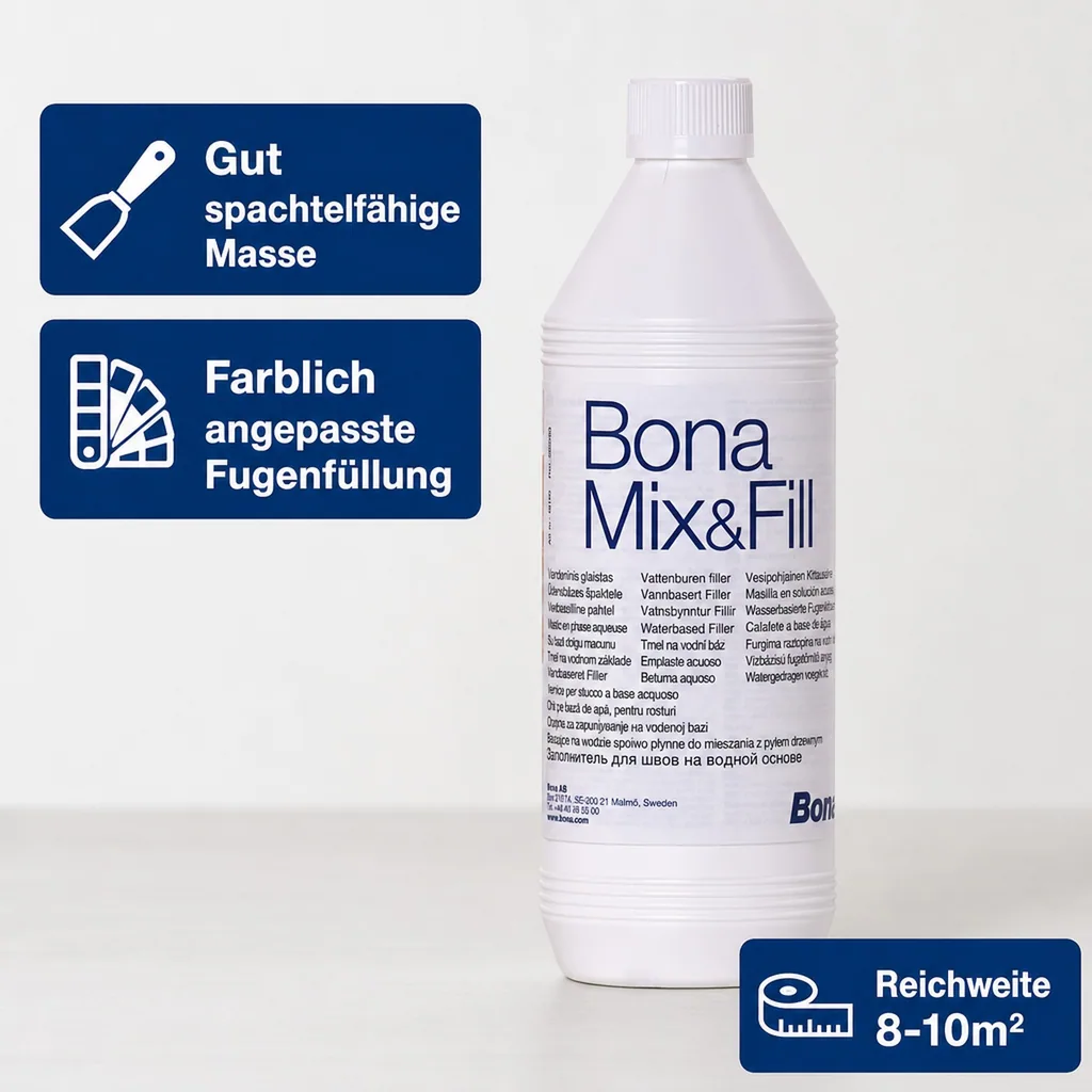 BONA Mix & Fill 1 Liter wasserbasierter Fugenkitt