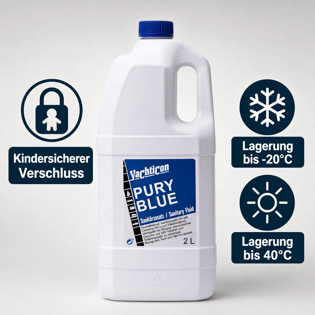 YACHTICON Pury Blue 2 Liter Sanitärflüssigkeit
