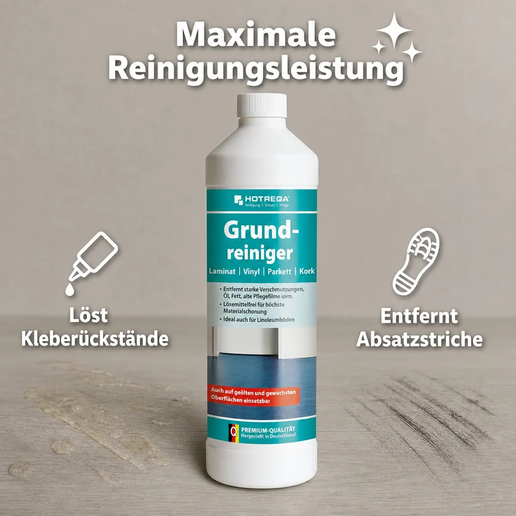 HOTREGA Grundreiniger Laminat/Parkett/Kork/Vinyl 1 Liter