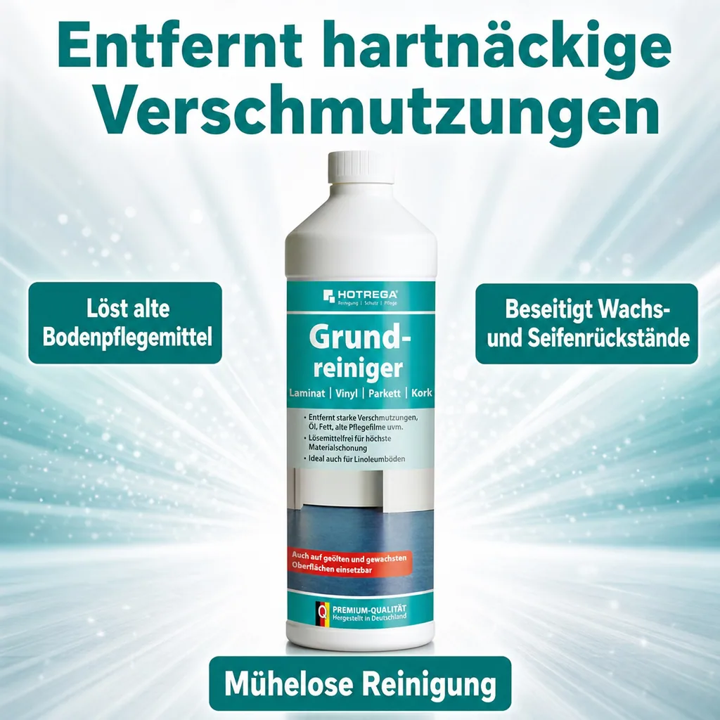 HOTREGA Grundreiniger Laminat/Parkett/Kork/Vinyl 1 Liter