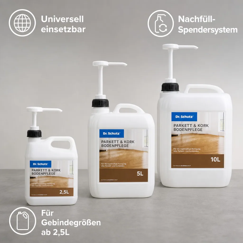 DR. SCHUTZ Dosierpumpe für 2,5 Liter sowie 5 /10 Liter mit 45er Verschluss