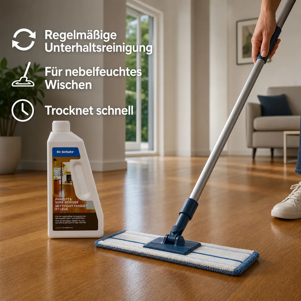 DR. SCHUTZ Parkett & Kork Reiniger 750ml für ca. 750m²
