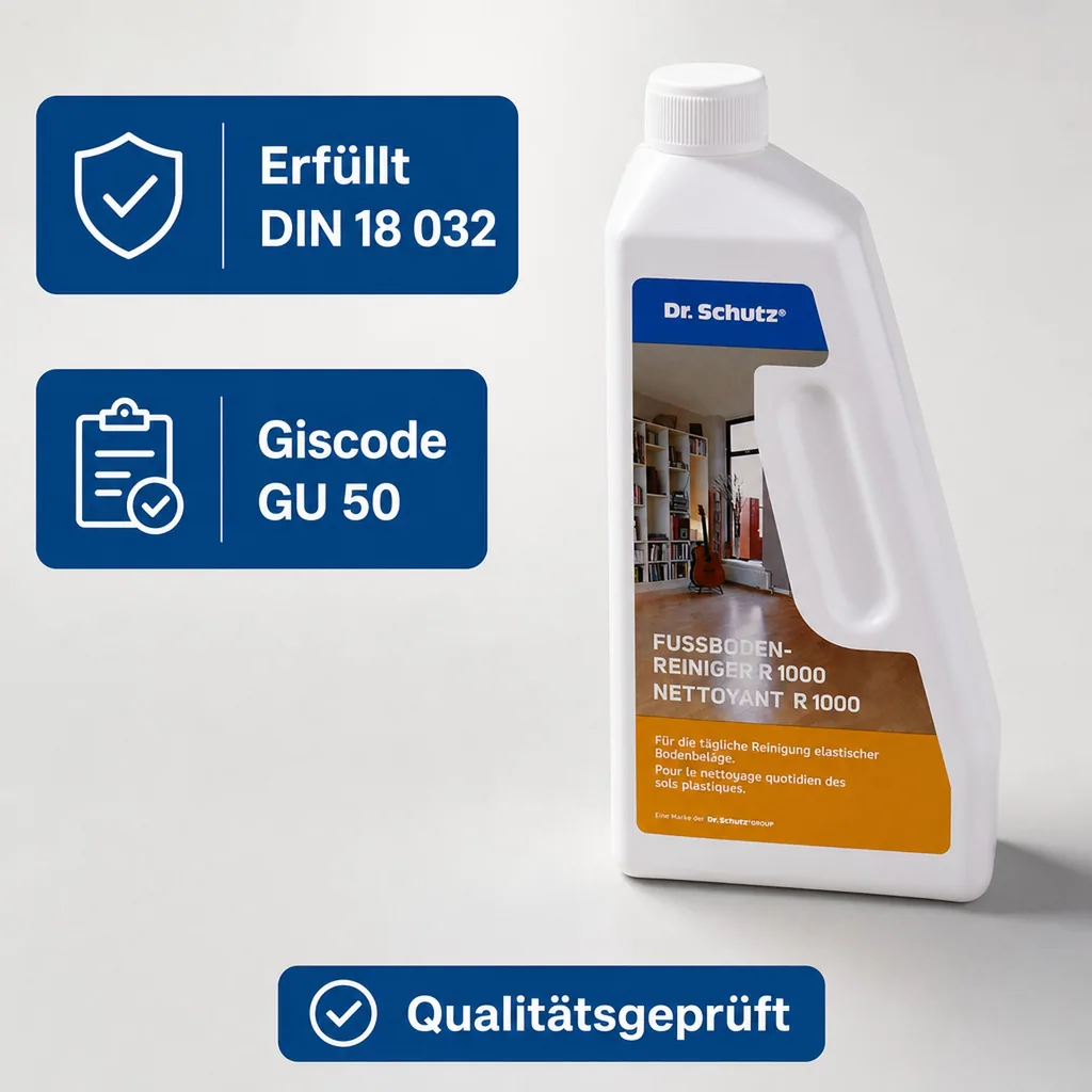 DR. SCHUTZ Fußbodenreiniger R 1000 750ml Wischpflege für 750m²