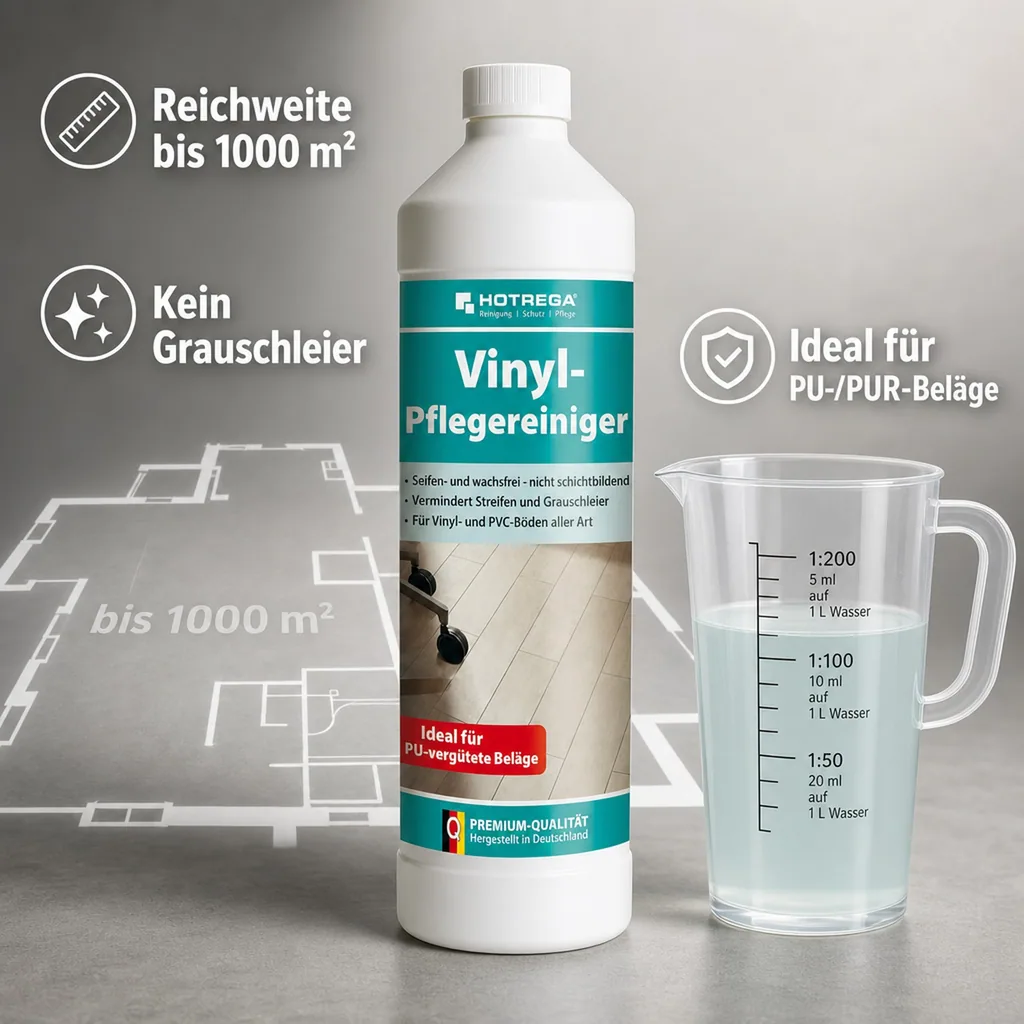 HOTREGA Vinyl Pflegereiniger 1 Liter Konzentrat