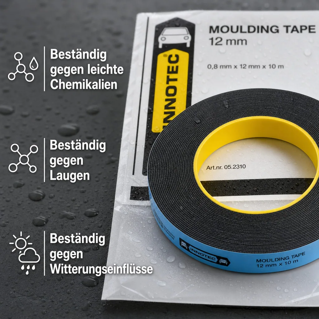 INNOTEC Moulding Tape, 10m Rolle 12mm Doppelklebeband