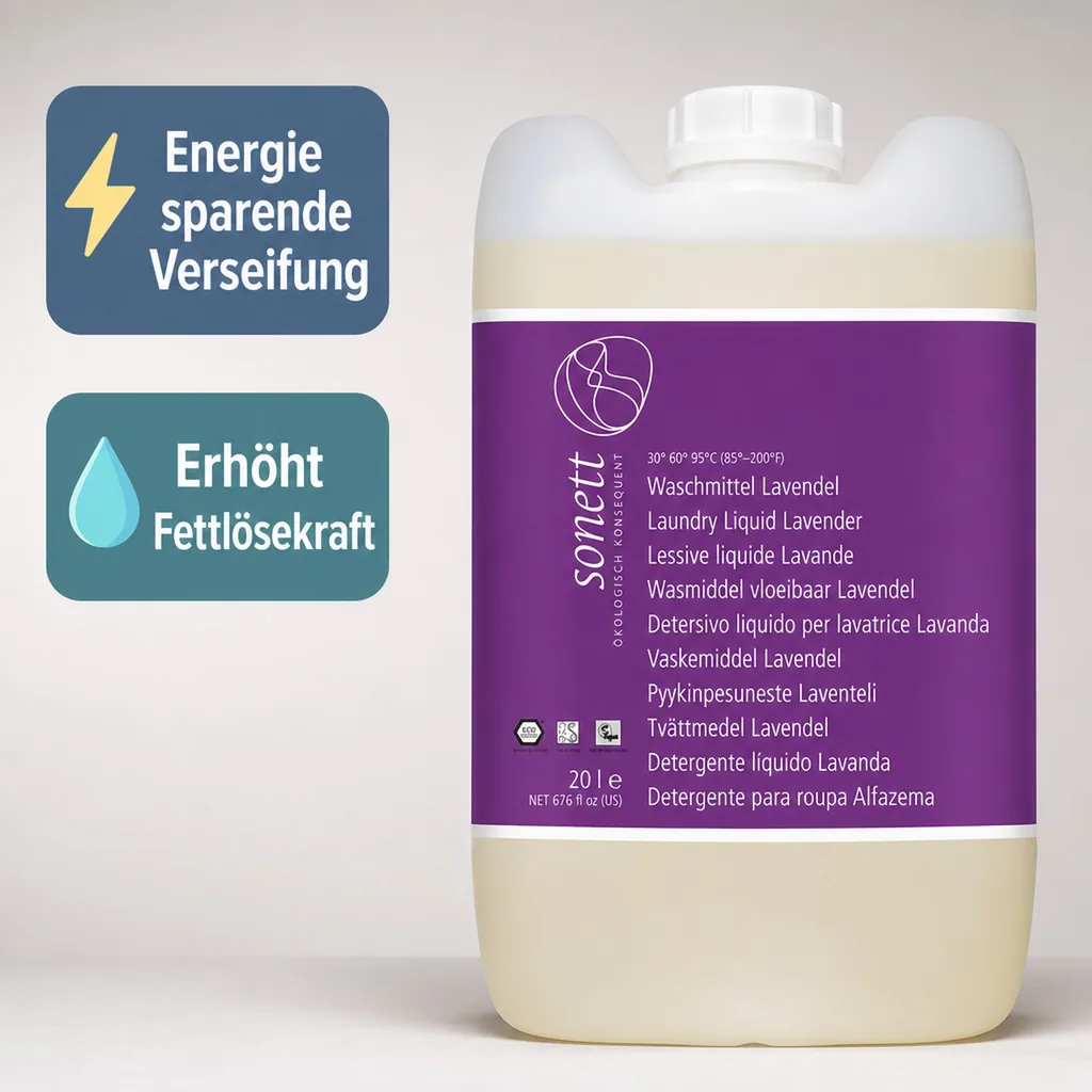 SONETT Waschmittel flüssig Lavendel 20 Liter