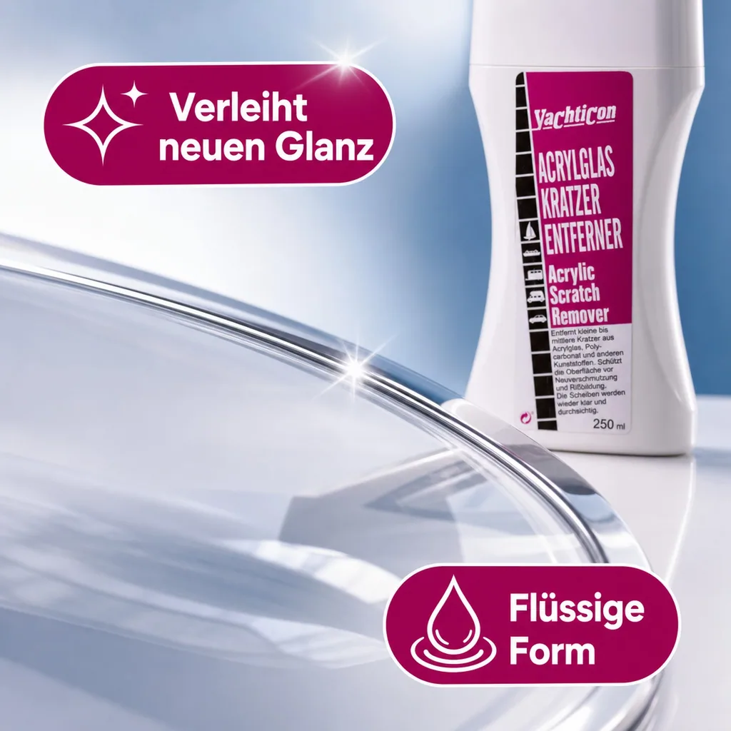 YACHTICON Acrylglas Kratzer Entferner 250 ml