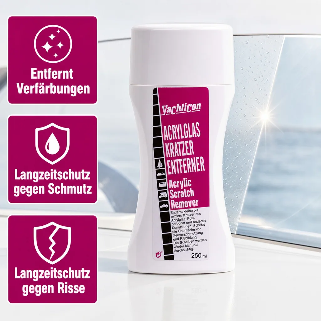 YACHTICON Acrylglas Kratzer Entferner 250 ml