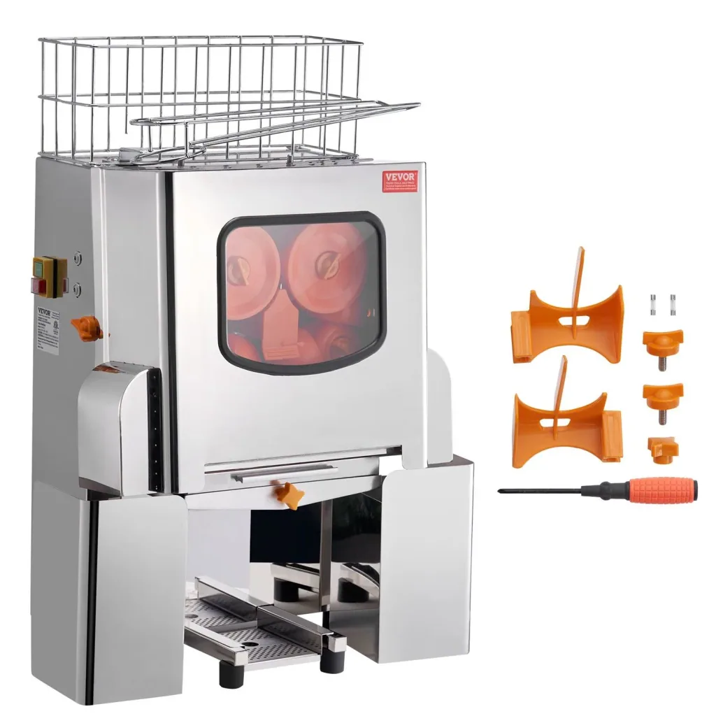 Saftpresse, Zitruspresse, Orangenpresse - Edelstahl, Kommerziell, 49,5 x 32,0 x 78,0 cm