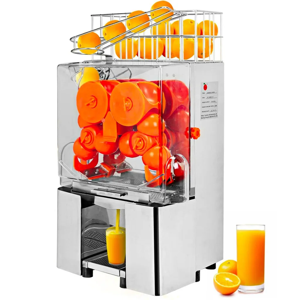 Saftpresse, Zitruspresse, Orangenpresse - Edelstahl, Kommerziell, 49,5 x 32,0 x 78,0 cm