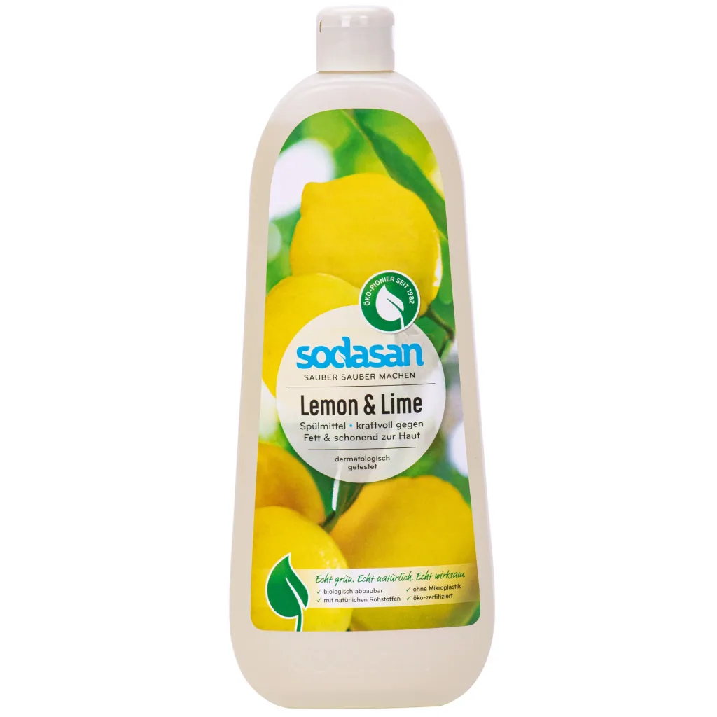 SODASAN Hand Spülmittel LEMON in verschiedenen Größengebinden