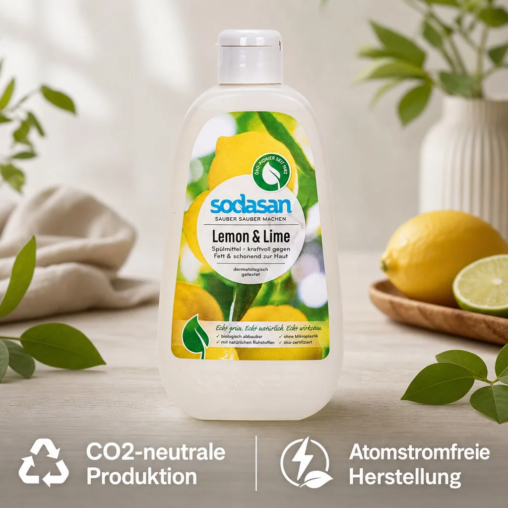 SODASAN Spülmittel Lemon & Lime 500ml
