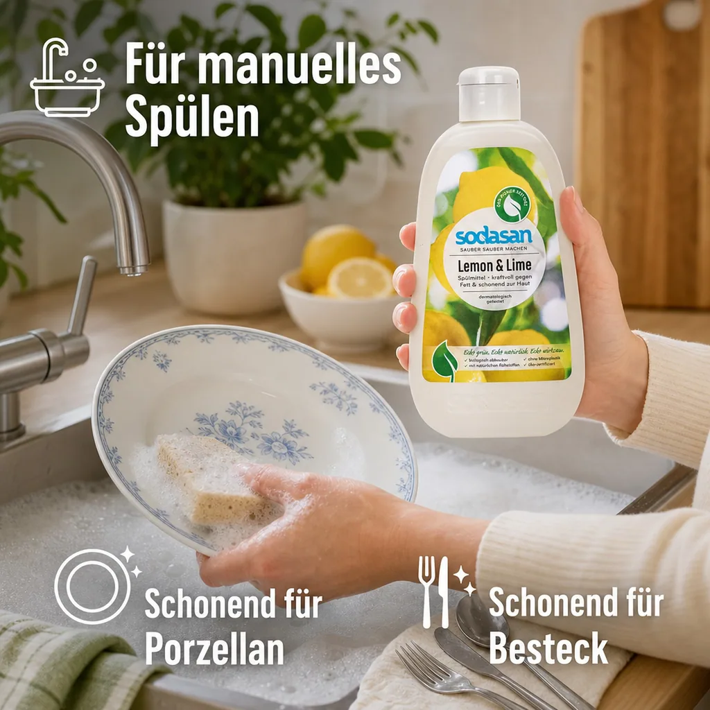SODASAN Spülmittel Lemon & Lime 500ml