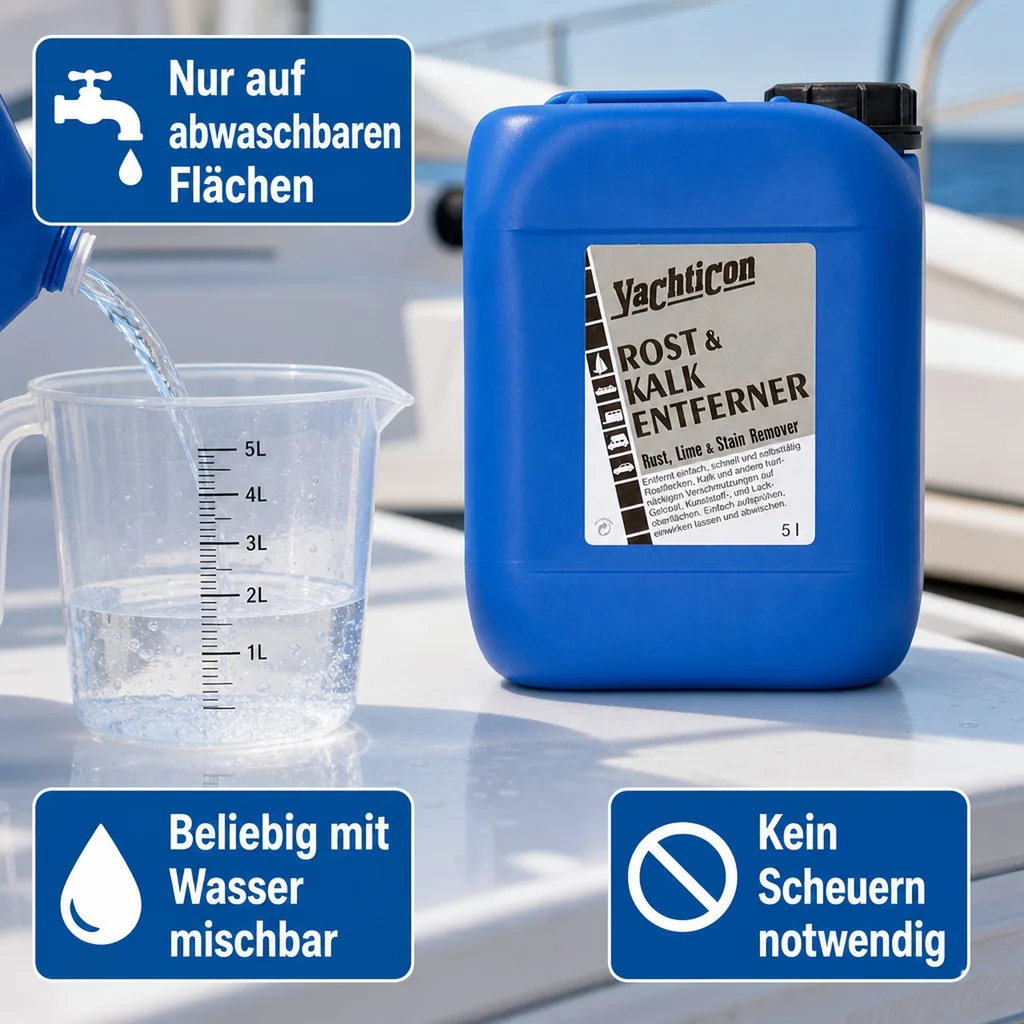 YACHTICON Rost & Kalk Entferner 5 Liter