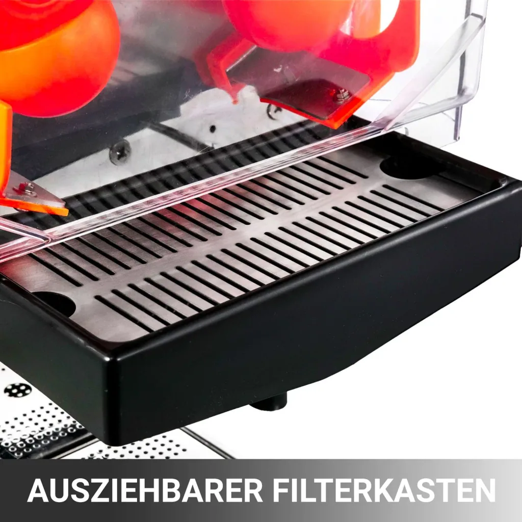 Saftpresse, Zitruspresse, Orangenpresse - Edelstahl, bis 25 Orangen pro Minute