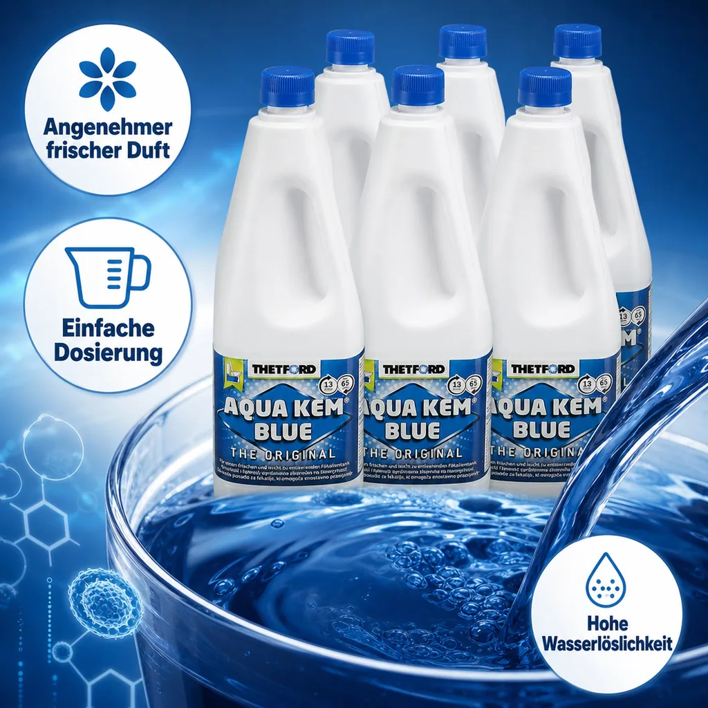 THETFORD Aqua Kem Blue 6 x 2 Liter = 1 Karton