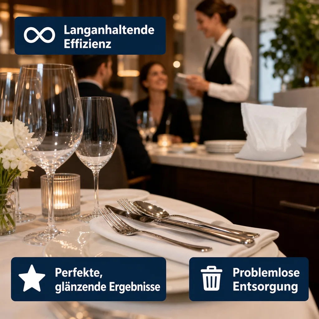 Granulat für Besteckpolierer, Gastronomie & Großküchen (3 kg) | Umweltfreundlich & Effizient