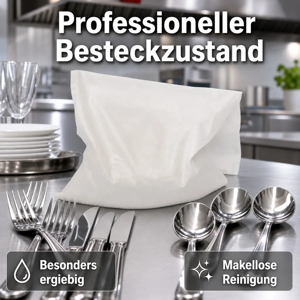 Granulat für Besteckpolierer, Gastronomie & Großküchen (3 kg) | Umweltfreundlich & Effizient