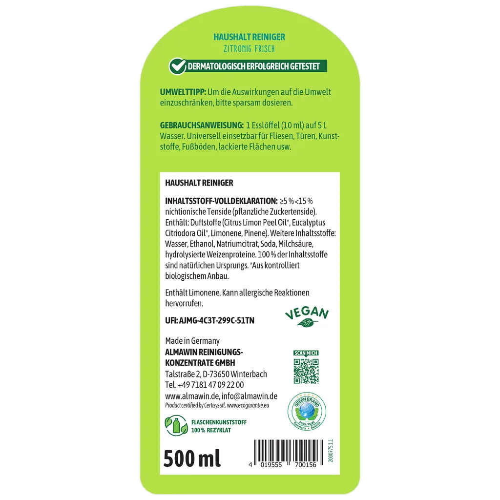 ALMAWIN Haushaltsreiniger 500ml