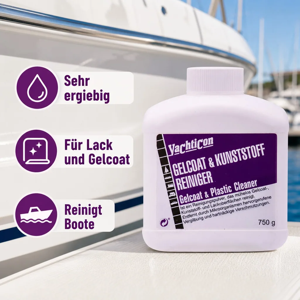 YACHTICON Gelcoat Reiniger 750 g Pulver