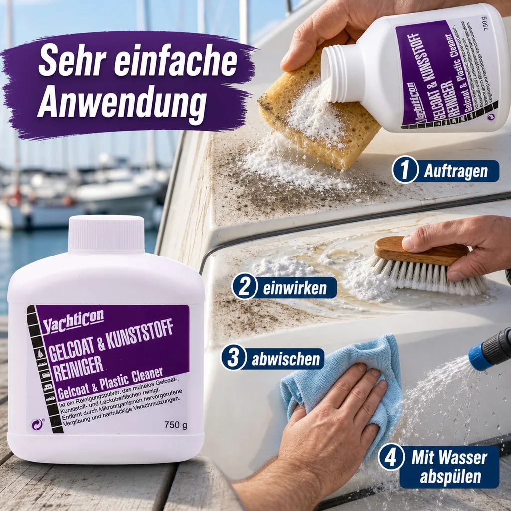 YACHTICON Gelcoat Reiniger 750 g Pulver