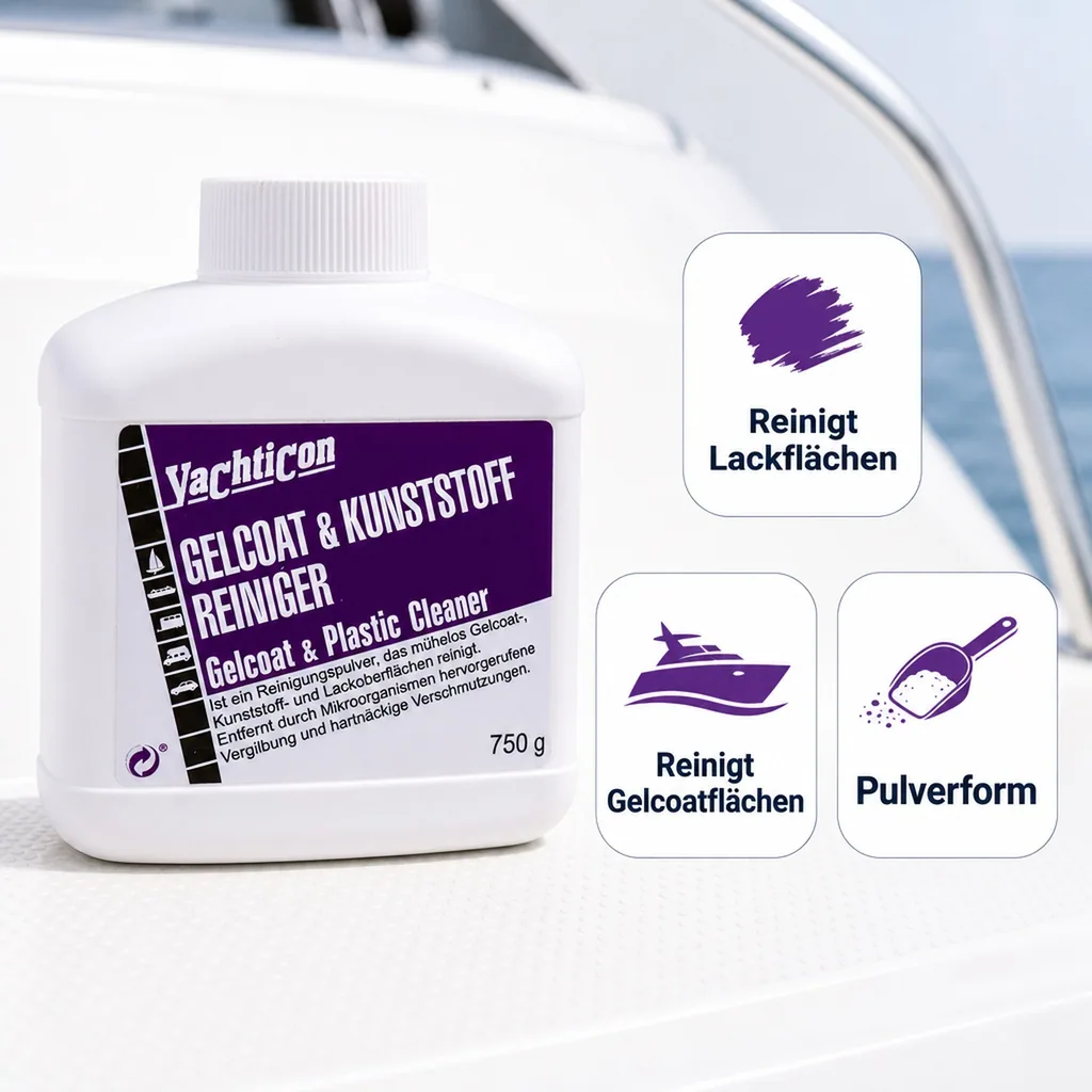YACHTICON Gelcoat Reiniger 750 g Pulver