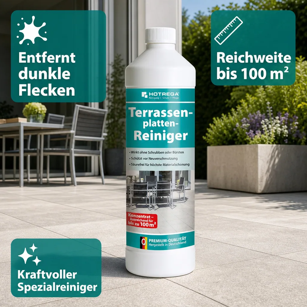 HOTREGA Terrassenplatten Reiniger 1 Liter Konzentrat
