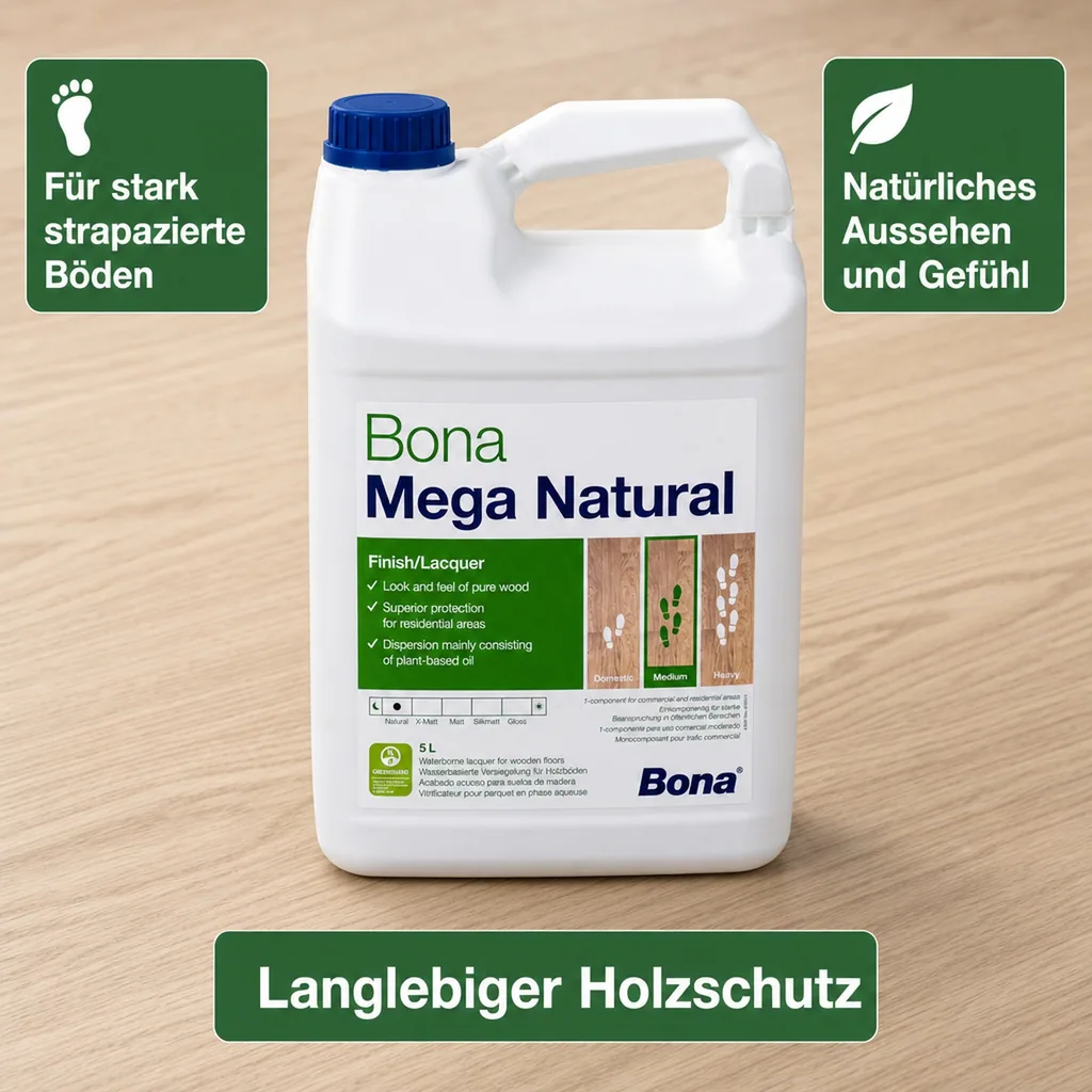 BONA MEGA Natural 5 Liter 1K ultramatt