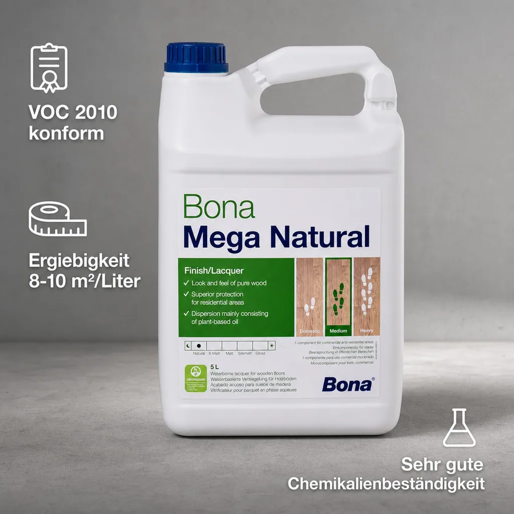 BONA MEGA Natural 5 Liter 1K ultramatt