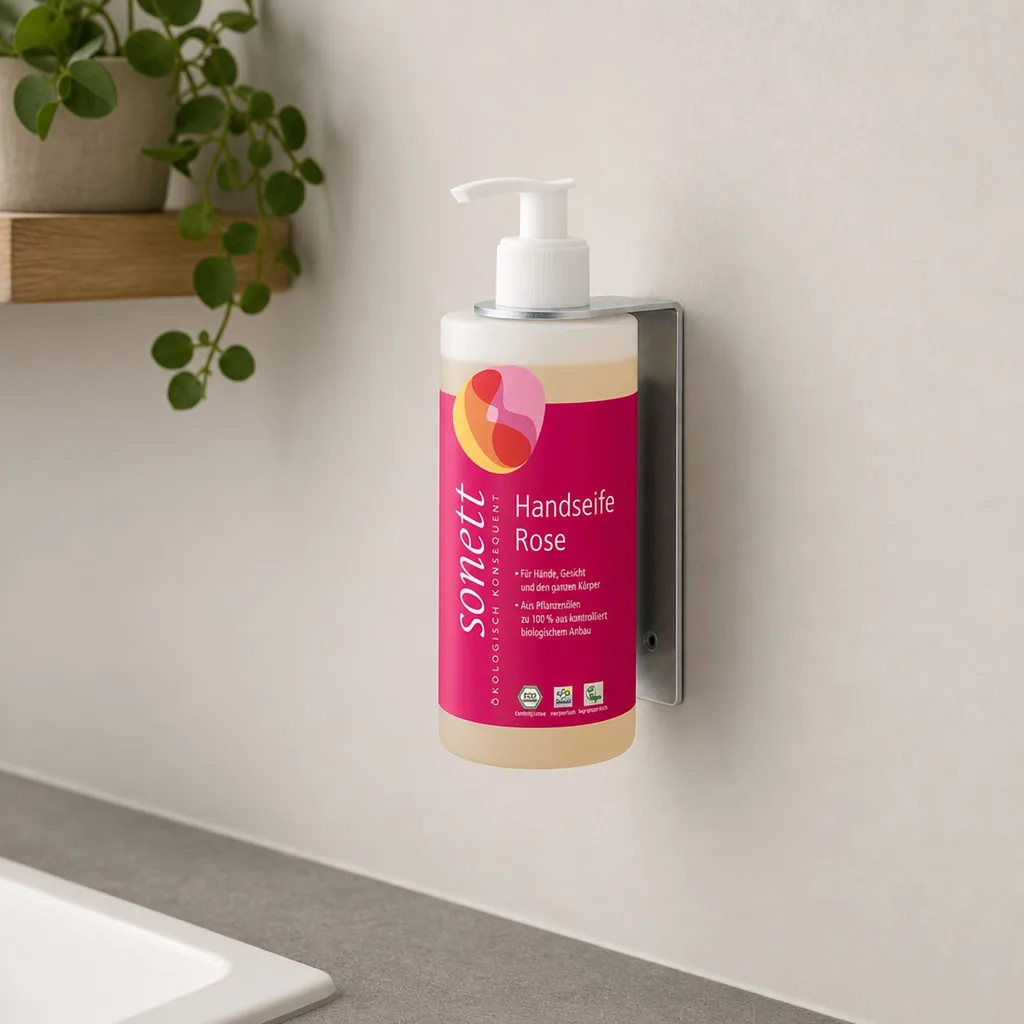 SONETT Wandhalter aus Edelstahl für 300 ml Spender