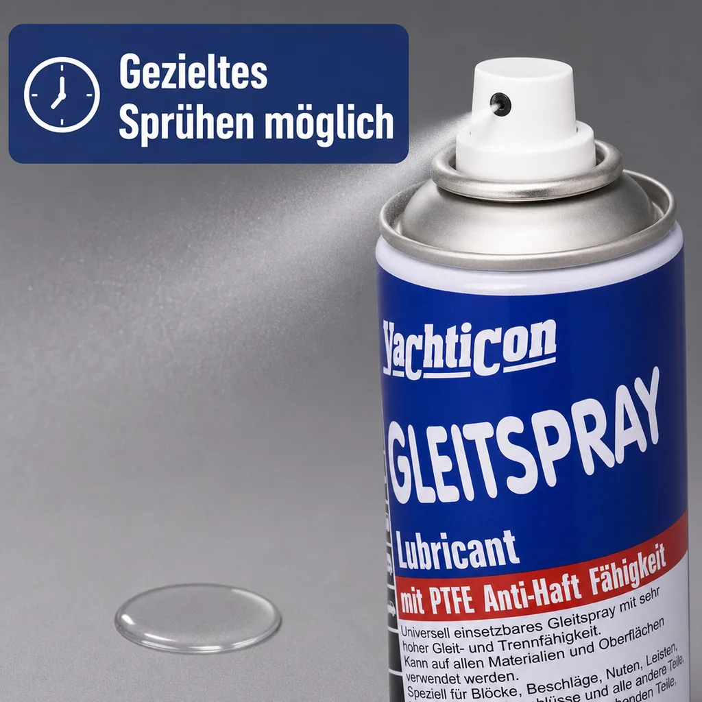 YACHTICON Gleitspray mit Teflon 300 ml surface protector