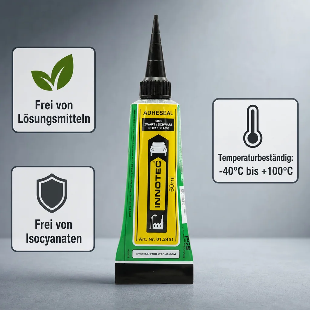 INNOTEC Adheseal Express 50 ml schwarz Abdichtungskleber