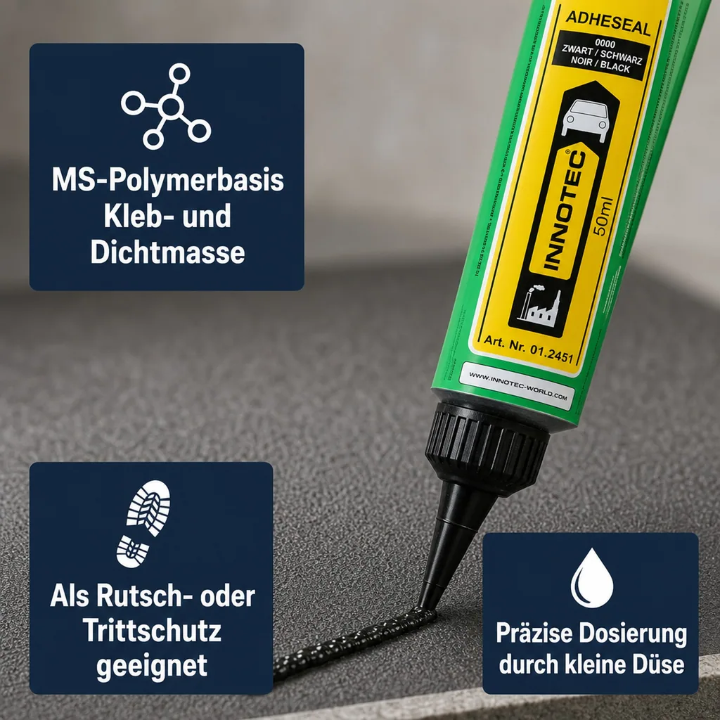 INNOTEC Adheseal Express 50 ml schwarz Abdichtungskleber