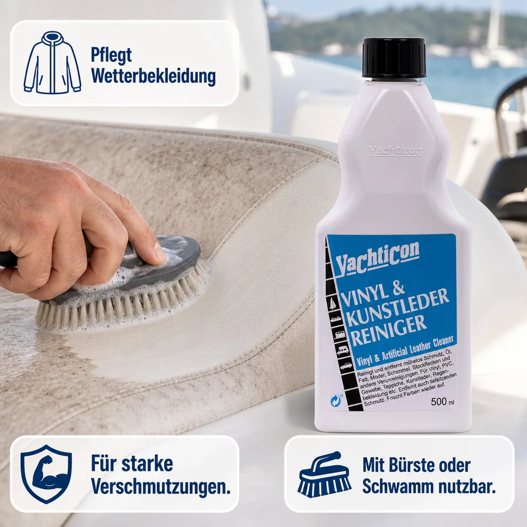 YACHTICON Vinyl & Kunstleder Reiniger 500 ml