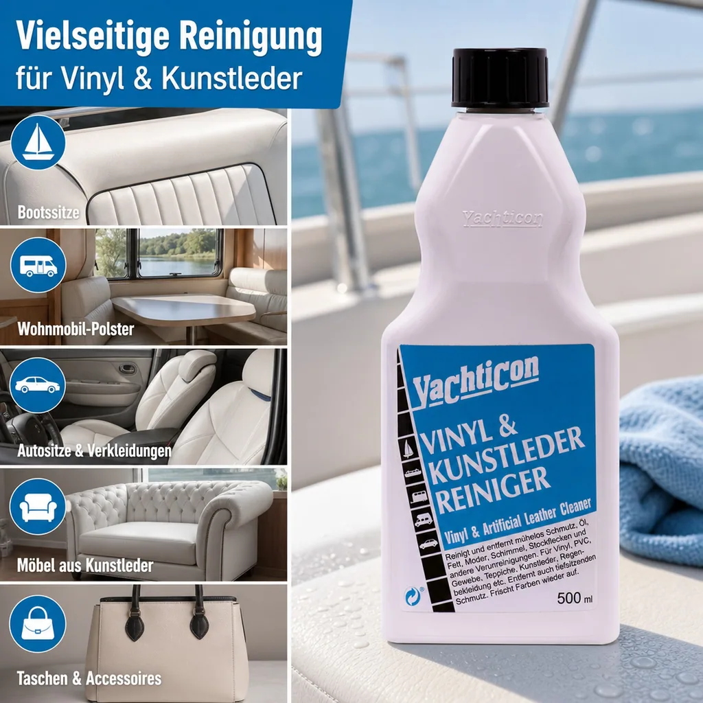 YACHTICON Vinyl & Kunstleder Reiniger 500 ml