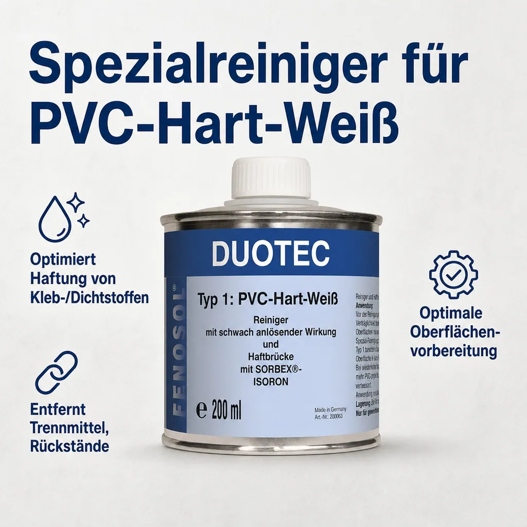 FENOPLAST Fenosol DUOTEC 200ml Typ 1 - PVC-Hart-weiß