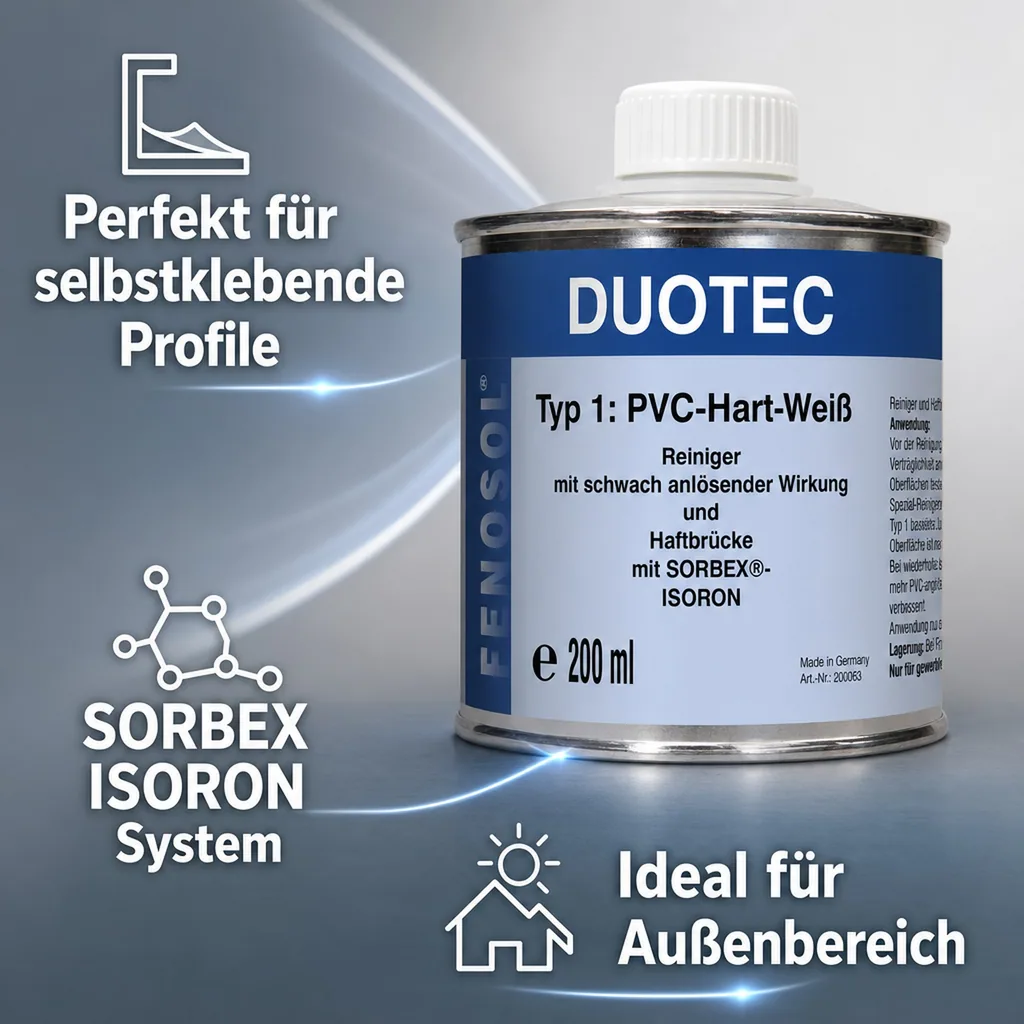 FENOPLAST Fenosol DUOTEC 200ml Typ 1 - PVC-Hart-weiß