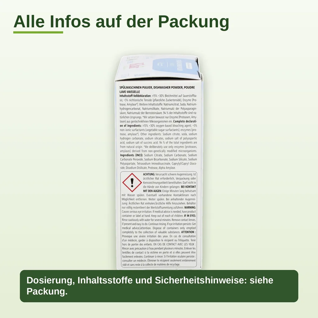 KLAR Maschinenspülmittel 1,375 kg ohne Duft