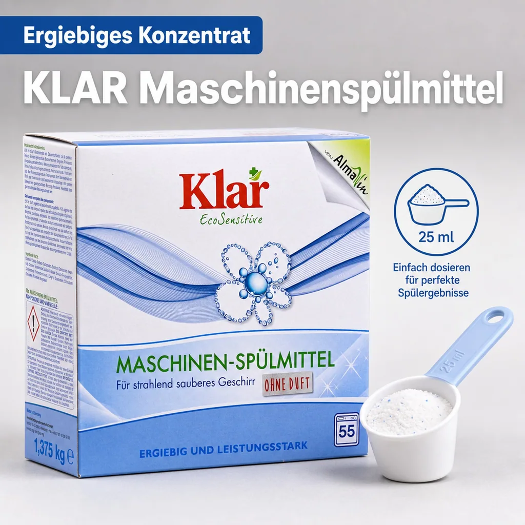 KLAR Maschinenspülmittel 1,375 kg ohne Duft