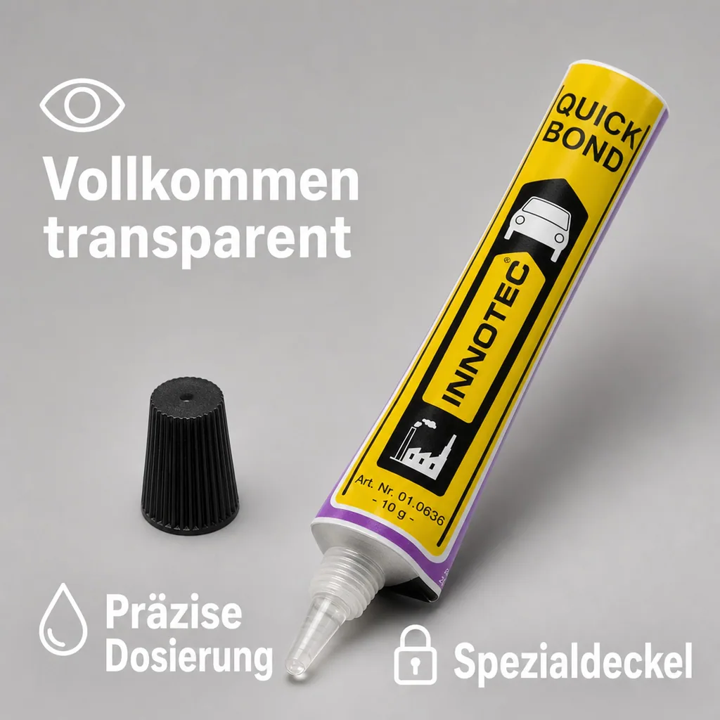 INNOTEC Quick Bond Sekundenkleber 10 g Tube Gelkleber 1 Stck.