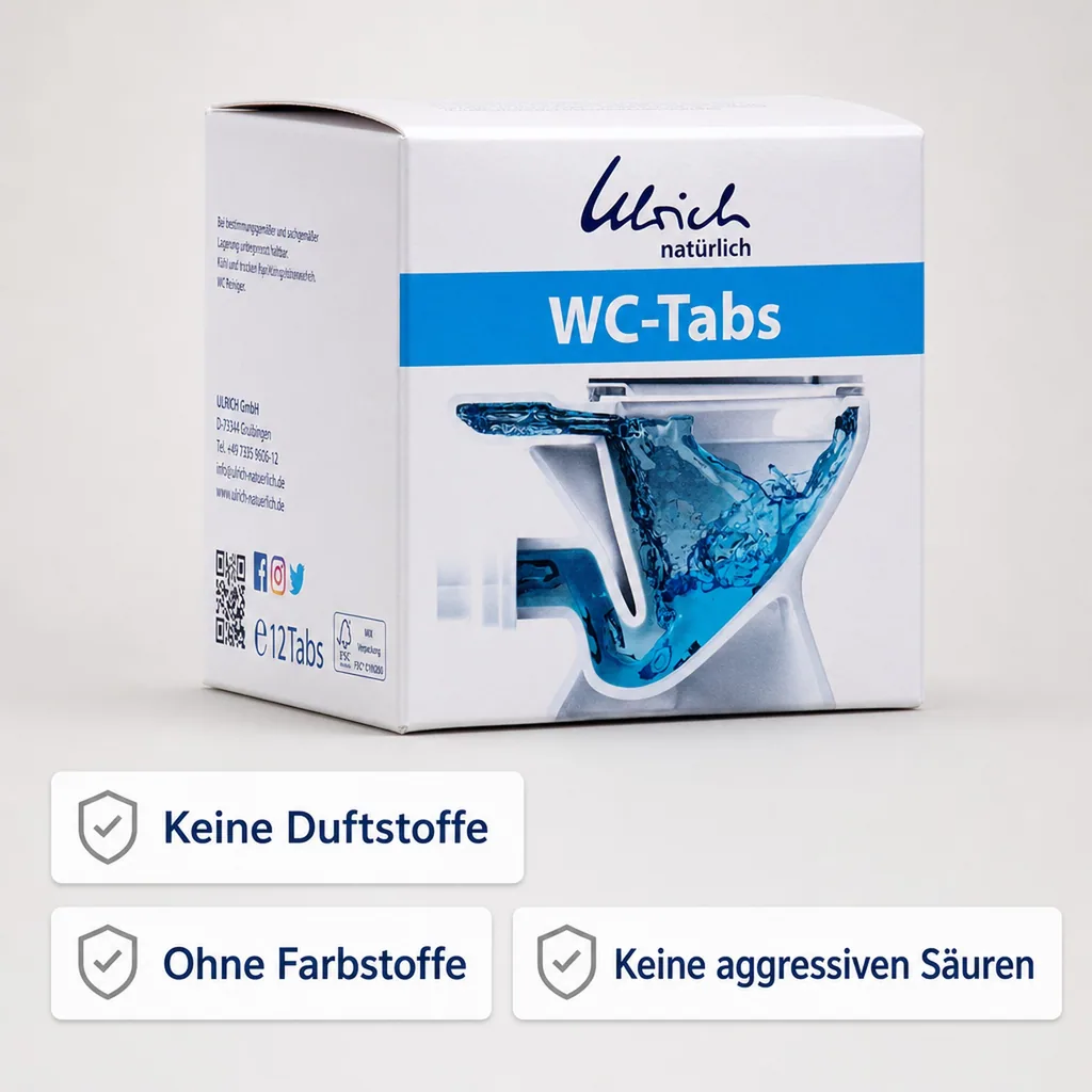 ULRICH natürlich WC Reiniger Tabs 12 Stck.