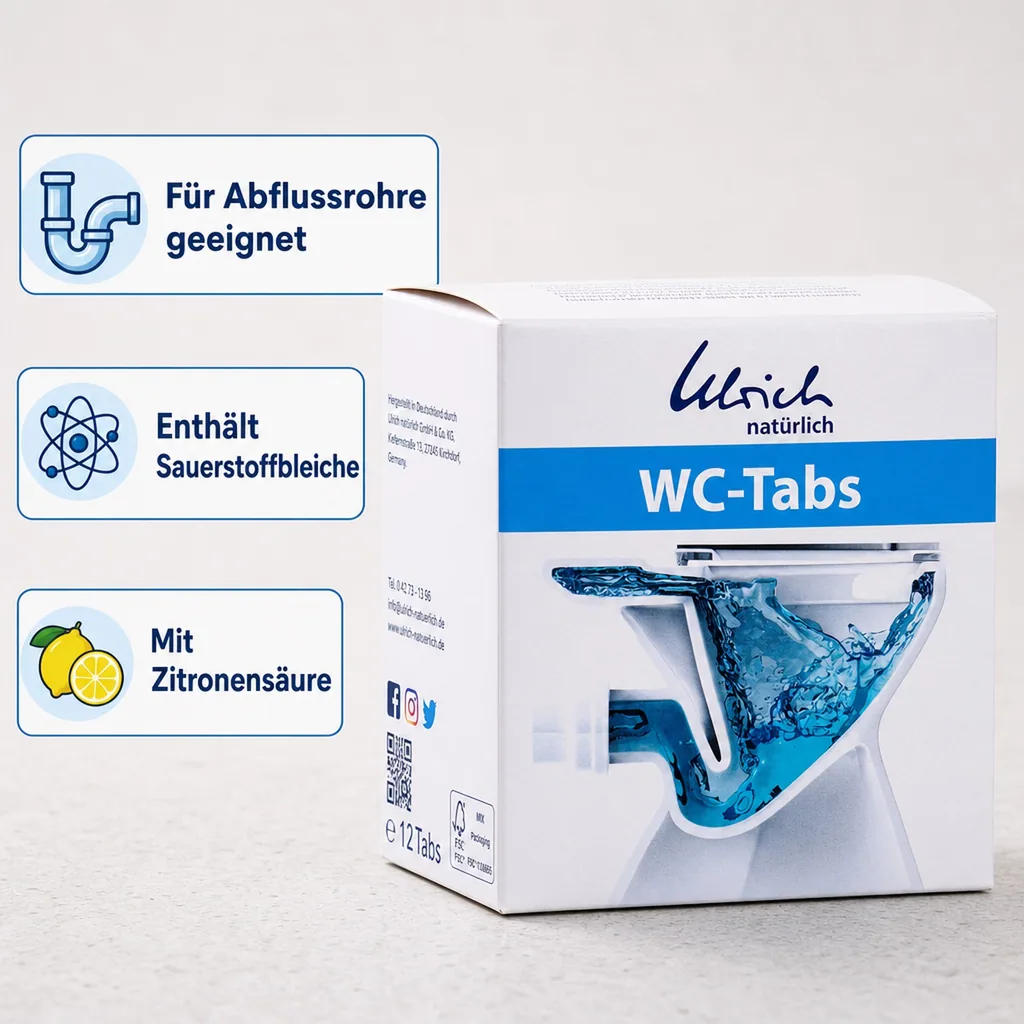 ULRICH natürlich WC Reiniger Tabs 12 Stck.